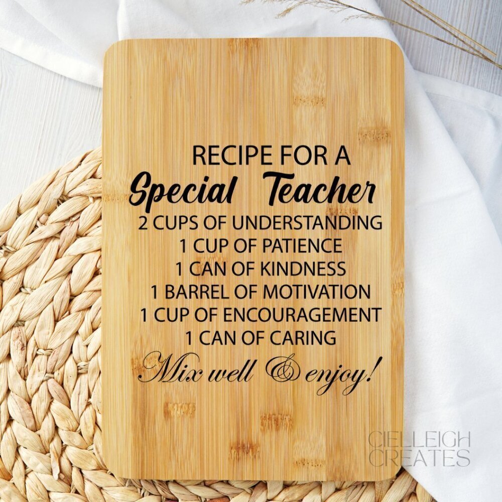 Individual Charcuterie board - Recipe for a Special Teacher